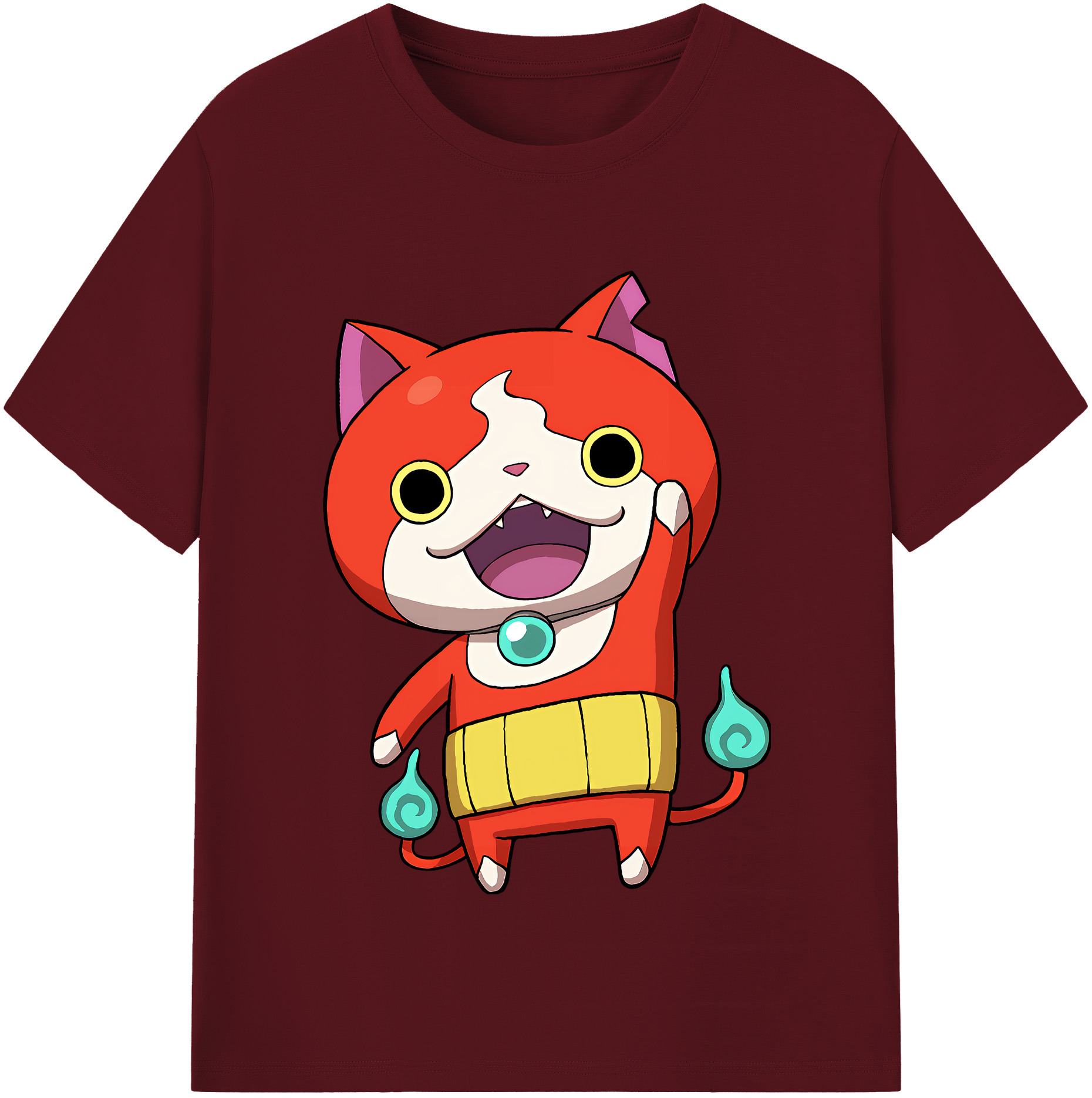 （画像用） 妖怪ウォッチ Yo-kai Watch 綿100％半袖Tシャツ（フロントプリント）